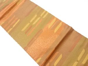 リサイクル　変わり横段模様織出し名古屋帯